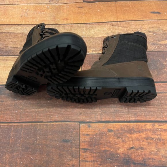 Timberland Men's Spruce Mountain Waterproof Warm Lined Brown Snow Boots - Picture 5 of 5